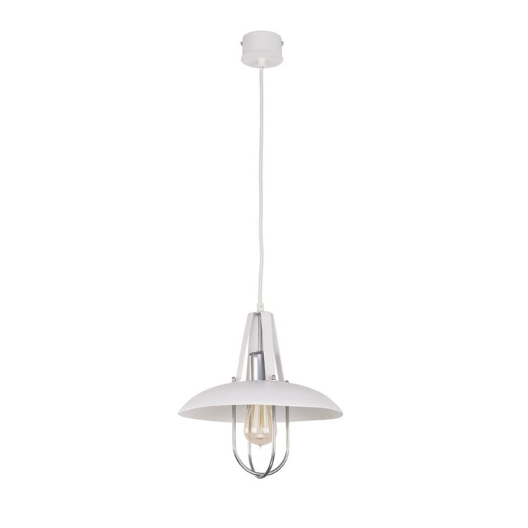 Lampa wisząca LUKA 1 BIAŁY I30706 Kobi
