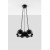 Lampa wisząca FREDDY 5 CZARNY ISLA0096 Kobi