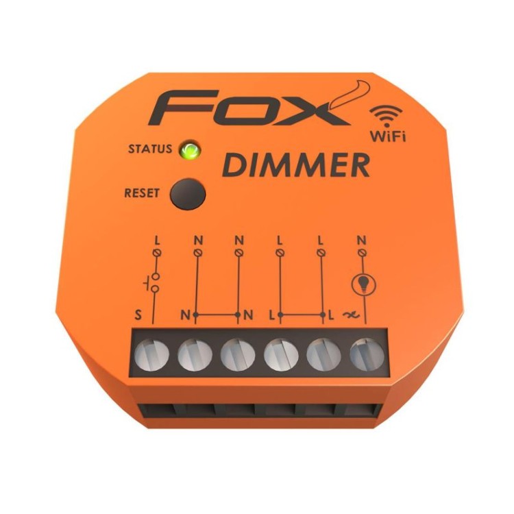 DIMMER ściemniacz oświetlenia Wi-Fi 230V WI-DIM1S1-P F&F FOX
