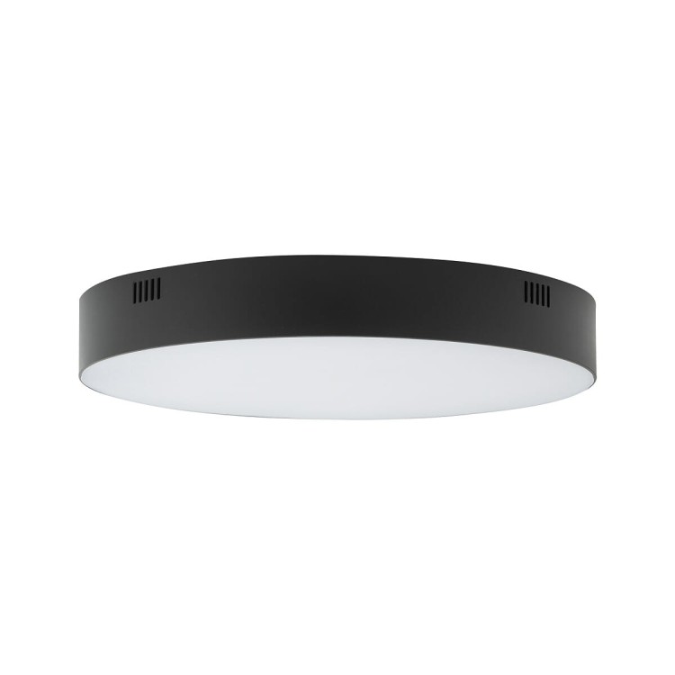 Lampa sufitowa LID ROUND LED 50W BLACK 10418 NOWODVORSKI Lighting 50W 4000K oświetleniowa plafon nowoczesny do kuchni korytarza czarny czarna metal Inspiracje Premium