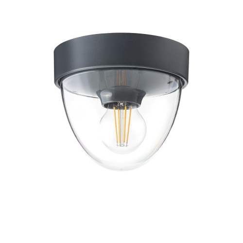 Plafon Zewnętrzny Lampa elewacyjna NOOK GRAPHITE 7965 NOWODVORSKI Lighting E27 IP44 na budynek oświetlenie zewnętrzne matowy grafitowy grafitowa Inspiracje Premium