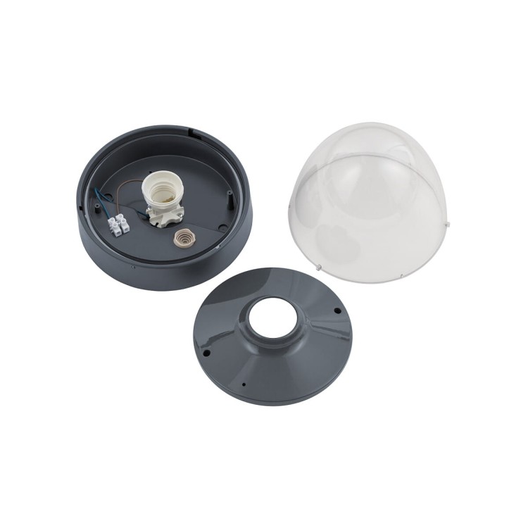 Plafon Zewnętrzny Lampa elewacyjna NOOK GRAPHITE 7965 NOWODVORSKI Lighting E27 IP44 na budynek oświetlenie zewnętrzne matowy grafitowy grafitowa Inspiracje Premium