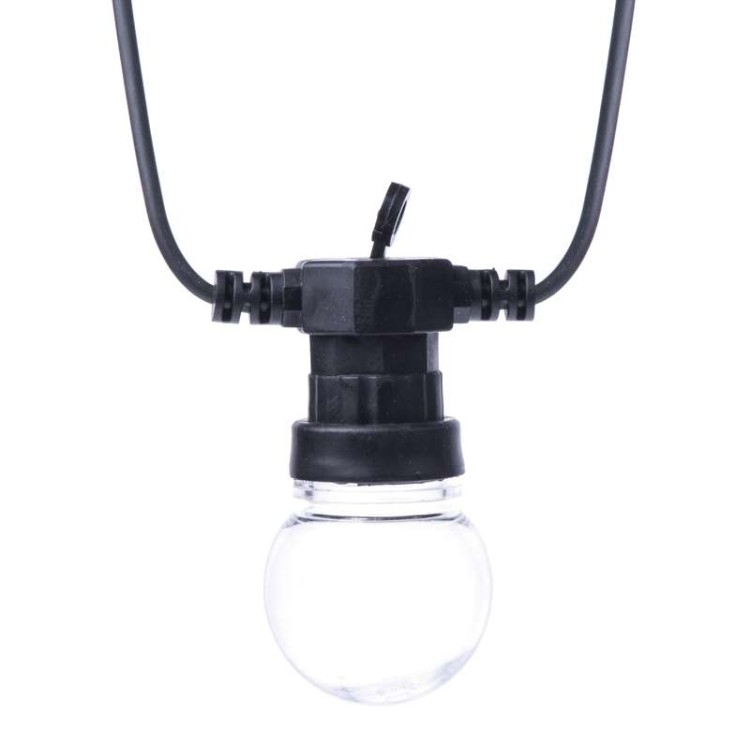 Lampki ogrodowe Girlanda Łańcuch Party 10x 5 LED do Ogrodu z Żarówkami DCPM01 Emos Dekoracyjny 5m IP44 Dekoracja sznur Multikolor przeźroczyste