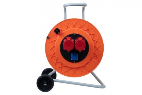 Rozgałęźnik na bębnie plastikowym GOLIA-420 NK 2x32A 5p, 230V IP44 12004-7 F-Elektro