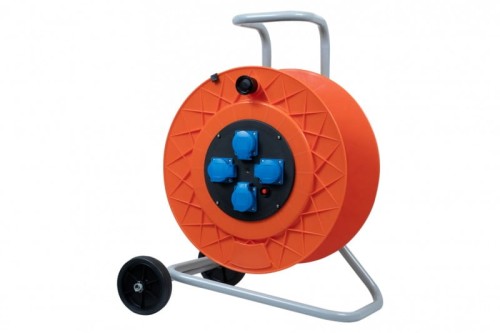 Rozgałęźnik na bębnie plastikowym GOLIA-420 4x230V IP44 + termik 12004-9 F-Elektro