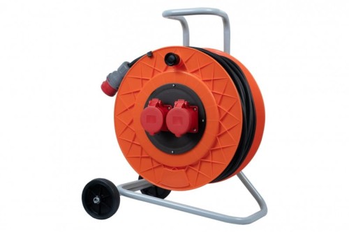 Przedłużacz na bębnie plastikowym GOLIA-420 NK 2x16A 5p, OW 5x2,5 /30m/ 12005-7 F-Elektro