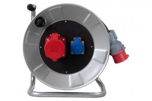 Przedłużacz siłowy na bębnie metalowym BORDO-320 32A 5p, 230V, wt.32/5 OPD 5x4 /25m/ 14300-184 F-Elektro