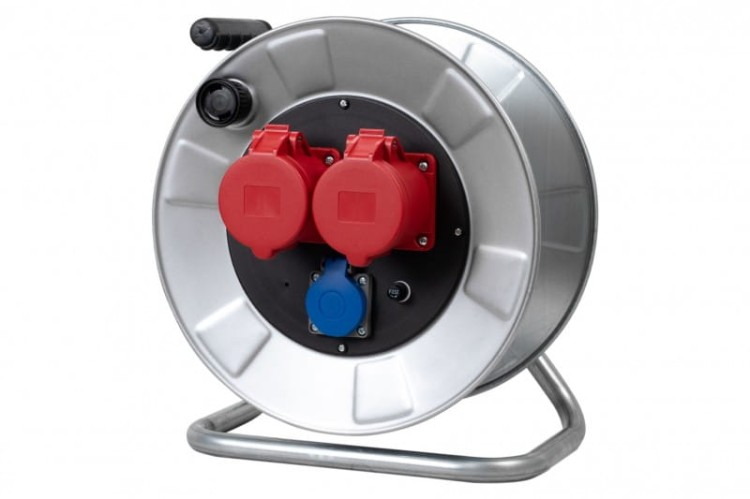 Rozgałęźnik na bębnie metalowym BORDO-320 2x16A 5p, 230V IP44 14300-3 F-Elektro