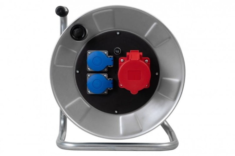 Rozgałęźnik na bębnie metalowym BORDO-320 32A 5p, 2x230V IP44 14300-5 F-Elektro