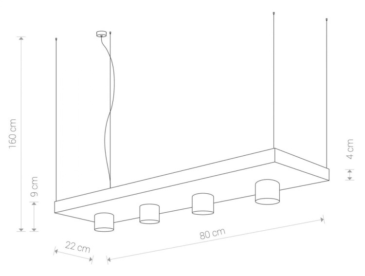 Lampa sufitowa wisząca kwietnik Industrialna Loft PLANT WHITE 9382 NOWODVORSKI Lighting GU10 x4 nowoczesna oprawa oświetleniowa metalowa biała nad stół blat wyspę półka wisząca na kwiatki w doniczce i dekoracje Premium