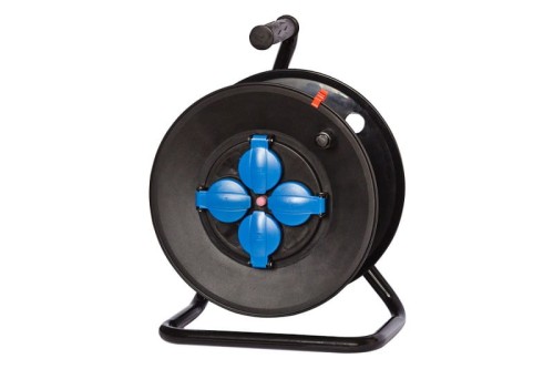 Rozgałęźnik na bębnie plastikowym FILO-230 4x230V IP44 + termik 14508 F-Elektro