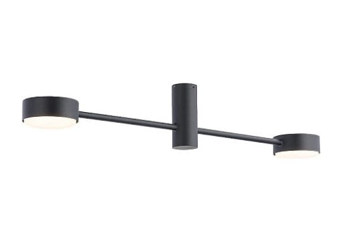 Lampa sufitowa wisząca Industrialna Loft ORBIT BLACK II 7943 NOWODVORSKI Lighting  GX53 x2 nowoczesna oprawa oświetleniowa metalowa nad stół blat wyspę czarna Inspiracje Premium