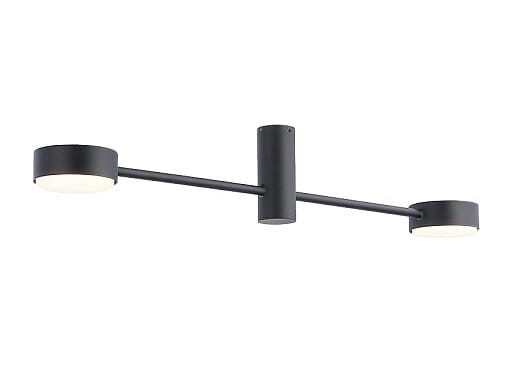 Lampa sufitowa wisząca Industrialna Loft ORBIT BLACK II 7943 NOWODVORSKI Lighting  GX53 x2 nowoczesna oprawa oświetleniowa metalowa nad stół blat wyspę czarna Inspiracje Premium