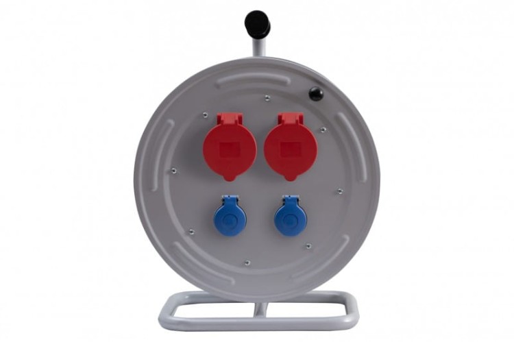 Rozgałęźnik na bębnie metalowym MAKARA-370 2x32A 5p, 2x230V  IP44 14700-25 F-Elektro