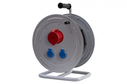 Rozgałęźnik na bębnie metalowym MAKARA-370 32A 5p, 2x230V  IP44 14700-30 F-Elektro