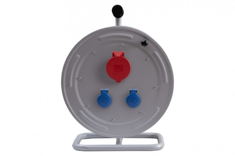 Rozgałęźnik na bębnie metalowym MAKARA-370 32A 5p, 2x230V  IP44 14700-30 F-Elektro