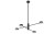 Lampa sufitowa wisząca Industrialna Loft ORBIT BLACK IV 7945 NOWODVORSKI Lighting  GX53 x4 nowoczesna oprawa oświetleniowa metalowa nad stół blat wyspę czarna Inspiracje Premium