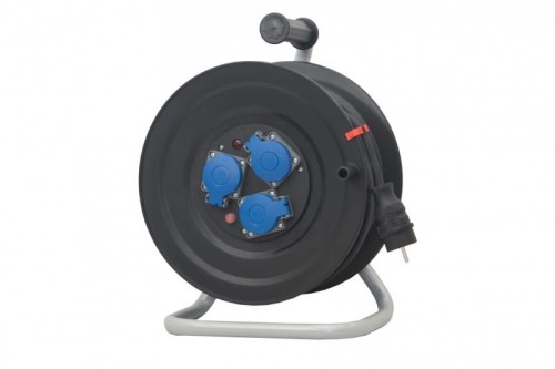 Przedłużacz na bębnie plastikowym NERO-290 3x230V IP44 3x1,5 (OW) /20m/ z termikiem i kontrolką 14710-3 F-Elektro