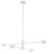 Lampa sufitowa wisząca Industrialna Loft ORBIT WHITE IV 7941 NOWODVORSKI Lighting  GX53 x4 nowoczesna oprawa oświetleniowa metalowa nad stół blat wyspę biała Inspiracje Premium