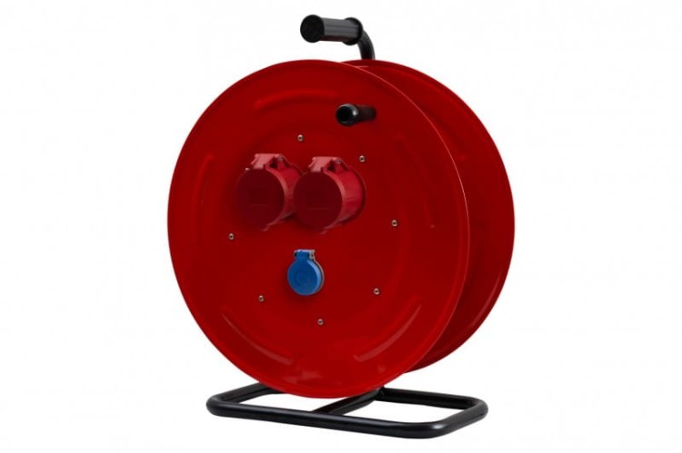 Rozgałęźnik na bębnie metalowym MAKARA-460 2x16A 5p, 230V  IP44 14800-13 F-Elektro