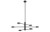 Lampa sufitowa wisząca Industrialna Loft ORBIT BLACK VI 7946 NOWODVORSKI Lighting GX53 x6 nowoczesna oprawa oświetleniowa metalowa nad stół blat wyspę czarna Inspiracje Premium