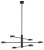 Lampa sufitowa wisząca Industrialna Loft ORBIT BLACK VI 7946 NOWODVORSKI Lighting GX53 x6 nowoczesna oprawa oświetleniowa metalowa nad stół blat wyspę czarna Inspiracje Premium