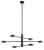 Lampa sufitowa wisząca Industrialna Loft ORBIT BLACK VI 7946 NOWODVORSKI Lighting GX53 x6 nowoczesna oprawa oświetleniowa metalowa nad stół blat wyspę czarna Inspiracje Premium