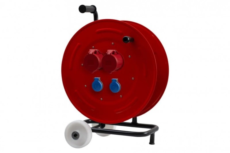 Rozgałęźnik na bębnie metalowym MAKARA-460 NK 2x16A 5p, 2x230V  IP44 15000-11 F-Elektro