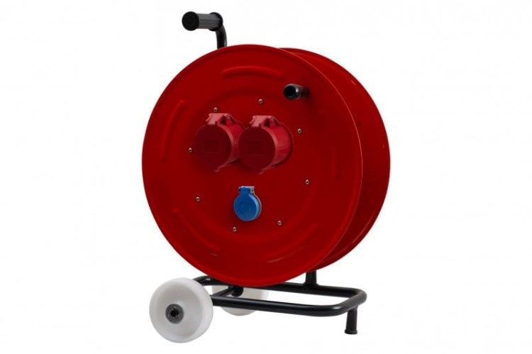 Rozgałęźnik na bębnie metalowym MAKARA-460 NK 16A 5p, 32A 5p, 230V  IP44 15000-15 F-Elektro