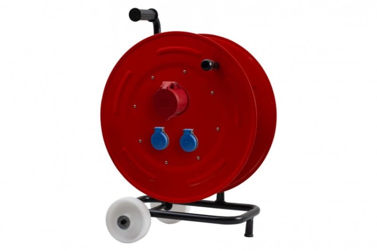 Rozgałęźnik na bębnie metalowym MAKARA-460 NK 16A 5p, 2x230V  IP44 15000-17 F-Elektro