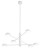 Lampa sufitowa wisząca Industrialna Loft ORBIT WHITE VI 7942 NOWODVORSKI Lighting  GX53 x6 nowoczesna oprawa oświetleniowa metalowa nad stół blat wyspę biała Inspiracje Premium