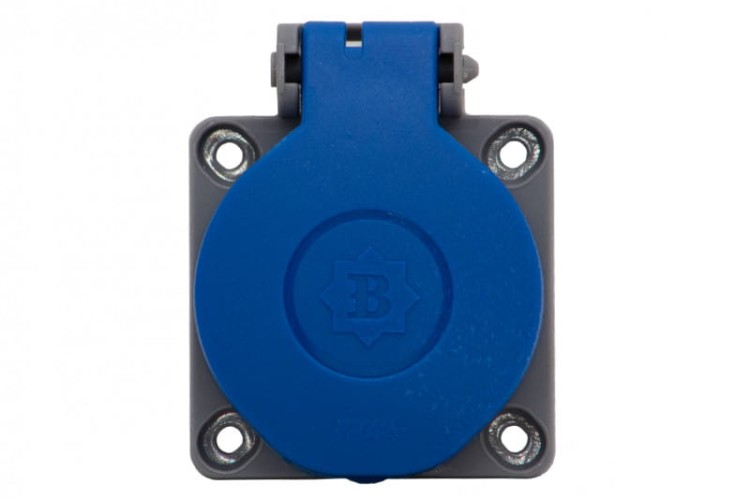 Gniazdo tablicowe 16A 250V 2P+Z  IP44 - B 71095 F-Elektro