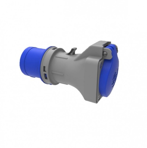 Adapter kempingowy BS wtyk 16A 3p przemysłowy, gniazdo tablicowe 230V SCHUKO IP44 73005 F-Elektro