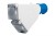 Adapter kempingowy wtyk 16A 3p przemysłowy, gniazdo tablicowe 2x230V IP44 73115 F-Elektro