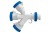 Adapter kempingowy wtyk 16A 3p przemysłowy IP67 , gniazdo 3x16A 3P przemysłowe IP67  73120 F-Elektro
