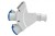 Adapter kempingowy wtyk 16A 3p przemysłowy, gniazdo 2x16A 3P przemysłowe, gniazdo tablicowe 230V IP44 73126 F-Elektro