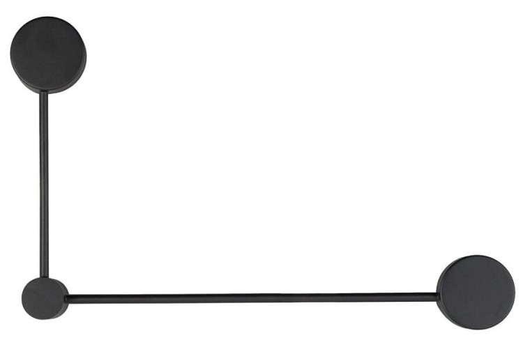 Lampa ścienna Kinkiet Industrialny Loft ORBIT BLACK II 20/40 7804 NOWODVORSKI Lighting GX53 x2 nowoczesna oprawa oświetleniowa metalowy czarno-czarny podwójny Inspiracje Premium