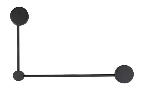 Lampa ścienna Kinkiet Industrialny Loft ORBIT BLACK II 20/40 7804 NOWODVORSKI Lighting GX53 x2 nowoczesna oprawa oświetleniowa metalowy czarno-czarny podwójny Inspiracje Premium