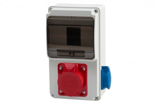 Rozdzielnica ULISSE 6M MINI - gniazda 16A 5p, 230V /6 modułów/ 74180.36 F-Elektro