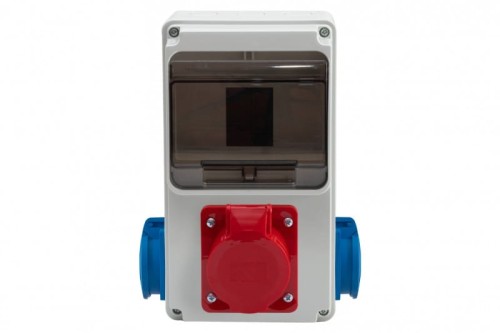 Rozdzielnica ULISSE 6M MINI - gniazda 32A 5p, 2x230V /6 modułów/ 74180.39 F-Elektro