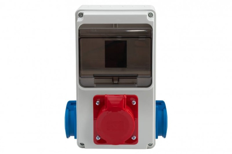Rozdzielnica ULISSE 6M MINI - gniazda 32A 5p, 2x230V /6 modułów/ 74180.39 F-Elektro