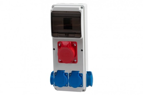 Rozdzielnica ULISSE 6M MIDI - gniazda 32A 5p, 4x230V /6 modułów/ 74180.6 F-Elektro