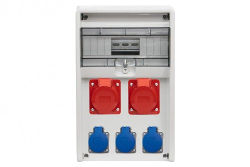 Rozdzielnica ULISSE 12M - gniazda 2x16A 5p, 3x230V /12 modułów/ 74181.1 F-Elektro