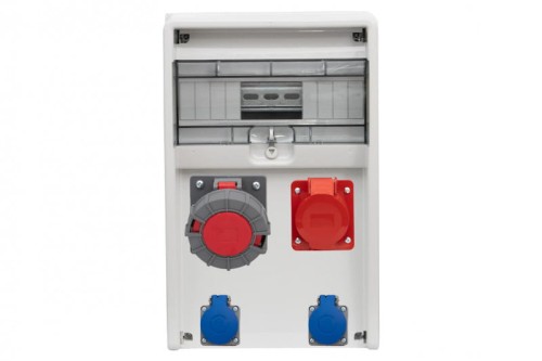 Rozdzielnica ULISSE 12M - gniazda 16A 5p, 63A 5p, 2x230V /12 modułów/ 74181169 F-Elektro