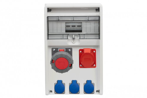 Rozdzielnica ULISSE 12M - gniazda 32A 5p, 63A 5p, 3x230V /12 modułów/ 74181171 F-Elektro
