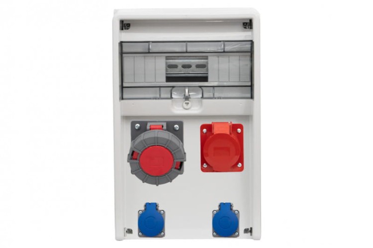 Rozdzielnica ULISSE 12M - gniazda 32A 5p, 63A 5p, 2x230V /12 modułów/ 74181.19 F-Elektro