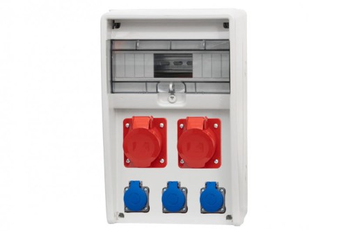 Rozdzielnica ULISSE 12M - gniazda 2x32A 5p, 3x230V /12 modułów/ 74181.2 F-Elektro