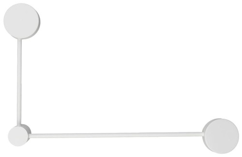 Lampa ścienna Kinkiet Industrialny Loft ORBIT WHITE II 20/40 7801 NOWODVORSKI Lighting GX53 x2 nowoczesna oprawa oświetleniowa metalowy biało-biały podwójny Inspiracje Premium