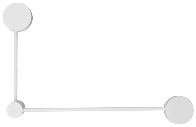 Lampa ścienna Kinkiet Industrialny Loft ORBIT WHITE II 20/40 7801 NOWODVORSKI Lighting GX53 x2 nowoczesna oprawa oświetleniowa metalowy biało-biały podwójny Inspiracje Premium