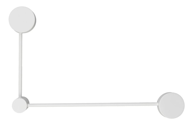 Lampa ścienna Kinkiet Industrialny Loft ORBIT WHITE II 20/40 7801 NOWODVORSKI Lighting GX53 x2 nowoczesna oprawa oświetleniowa metalowy biało-biały podwójny Inspiracje Premium